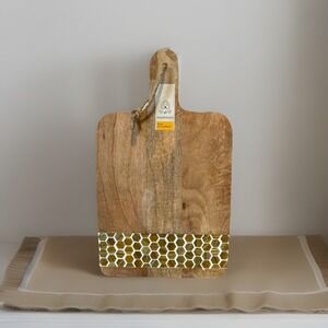 Honeysuckle Homestead 16"x 9.5" Wood Serving‎ Board Handcrafted In India